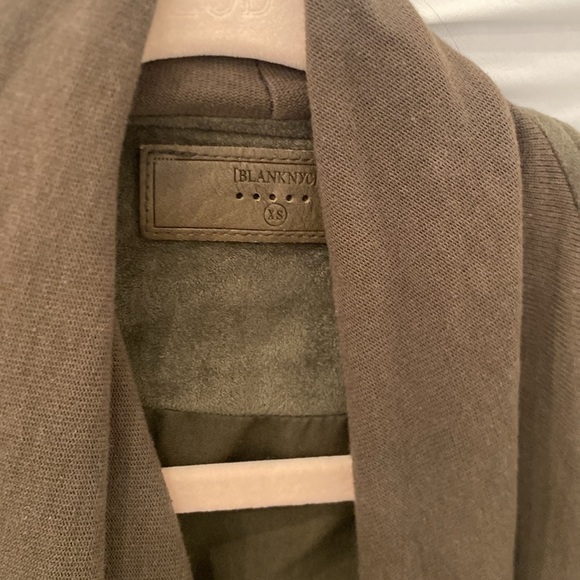 BlankNYC Drape Waterfall Moto Jacket. Sz: XS - Picture 2 of 6